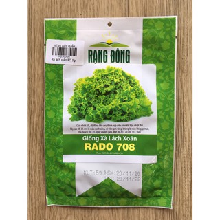 Hạt Giống Xà Lách Xoăn RĐ 708