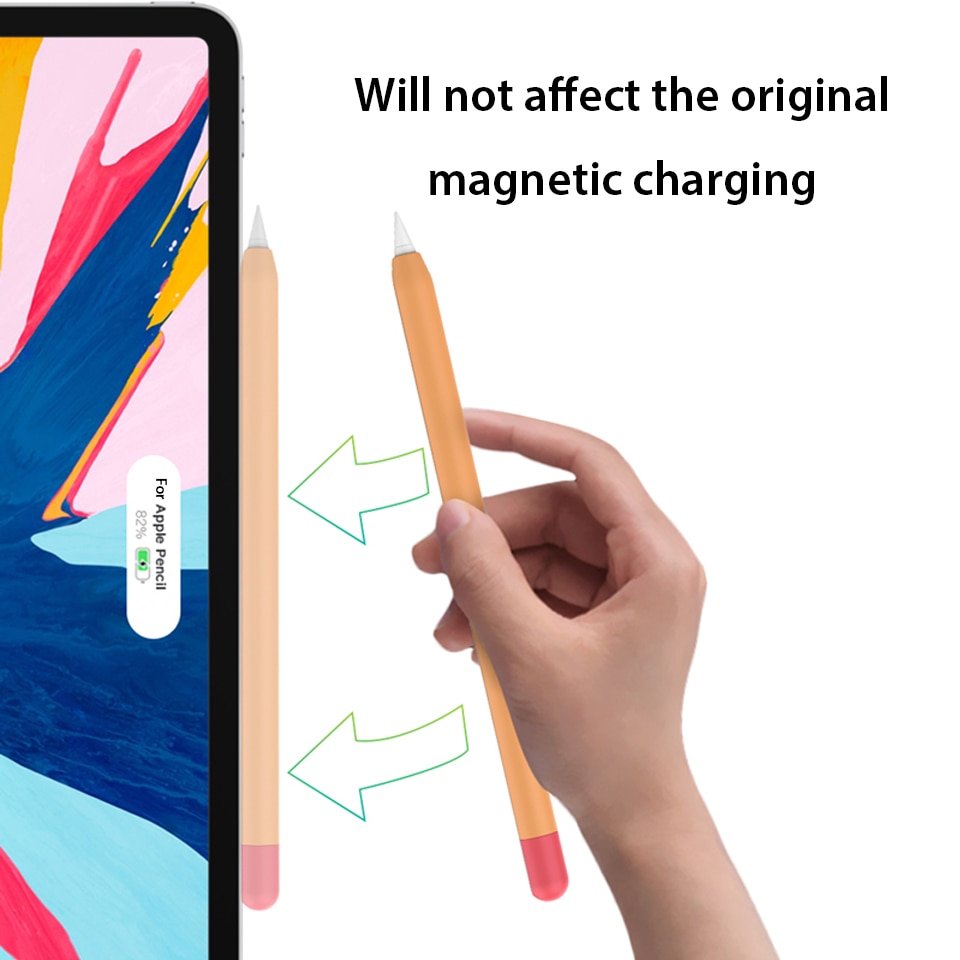 Vỏ bảo vệ bút cảm ứng Apple Pencil 2 bằng silicon nhiều màu sắc