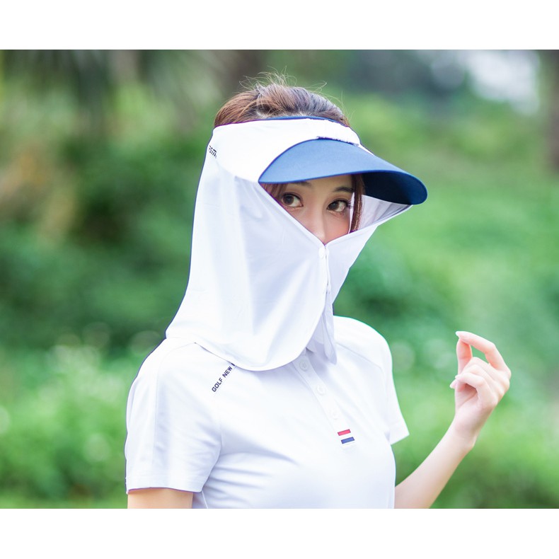 Mũ golf ,khăn chống nắng chới golf chính hãng PGM m100