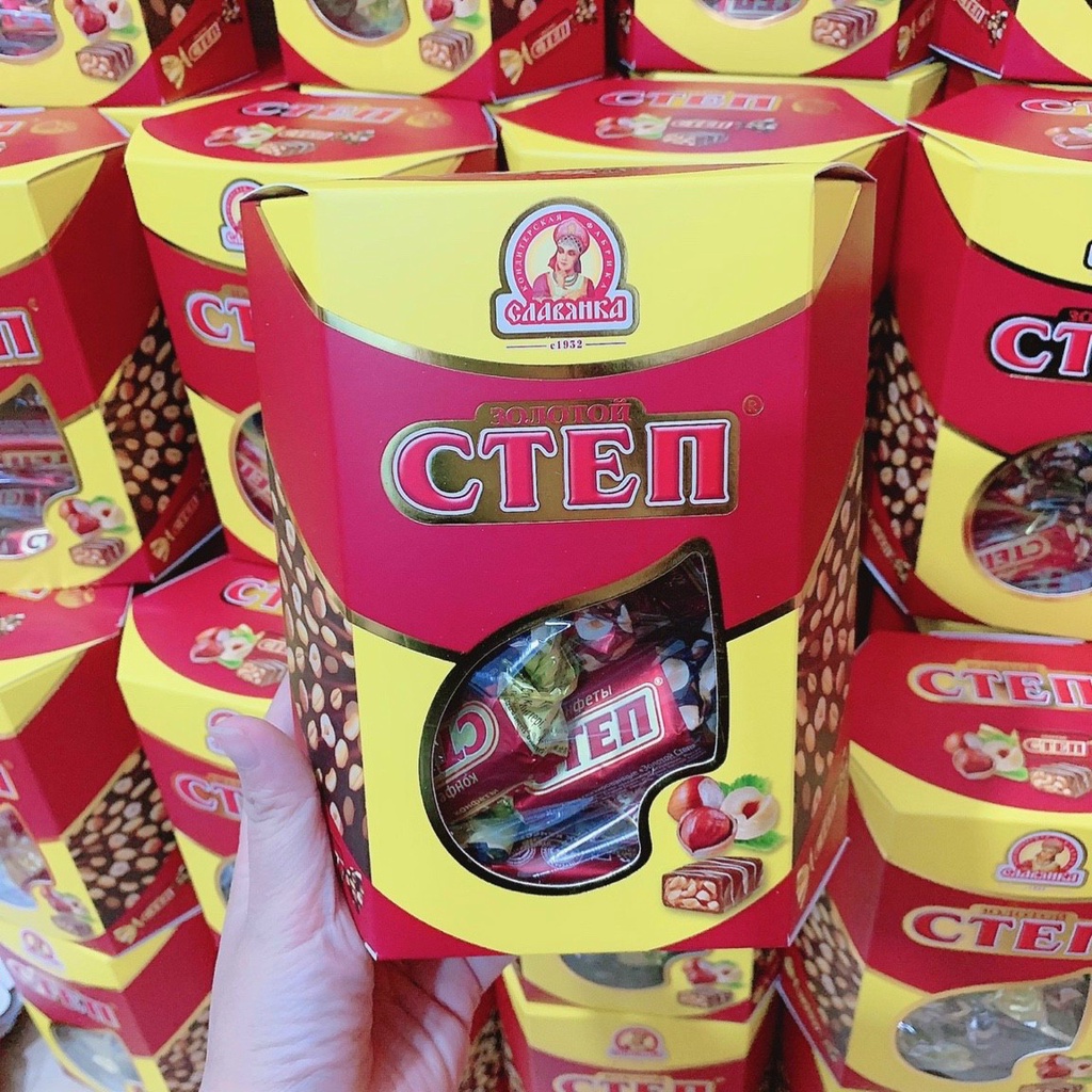 Kẹo Cten Đỏ Hàng Chính Hãng Nga – Hộp/Gói 500g (Hàng Gói Hết Hộp)