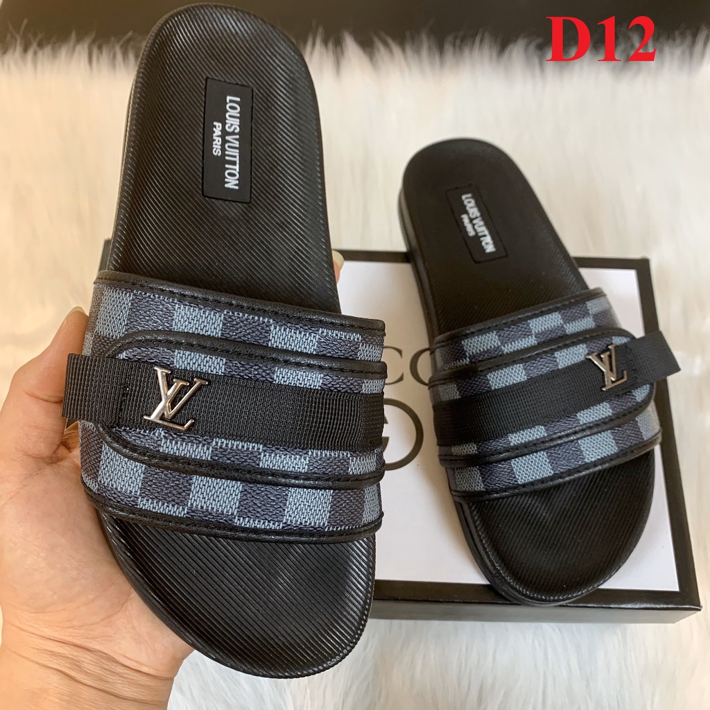 Dép Nam LV ❤️FREESHIP❤️ Dép Nam - Dép Quai Ngang Full Size Nam Mã DG12
