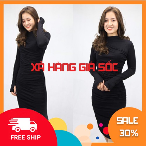 Váy Đầm Nữ Dài Dáng Ôm Đẹp - Phố Fashion - Chất Cotton cao cấp - V030