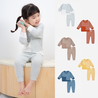 Bộ cổ v dài tay kyomi aloha bu