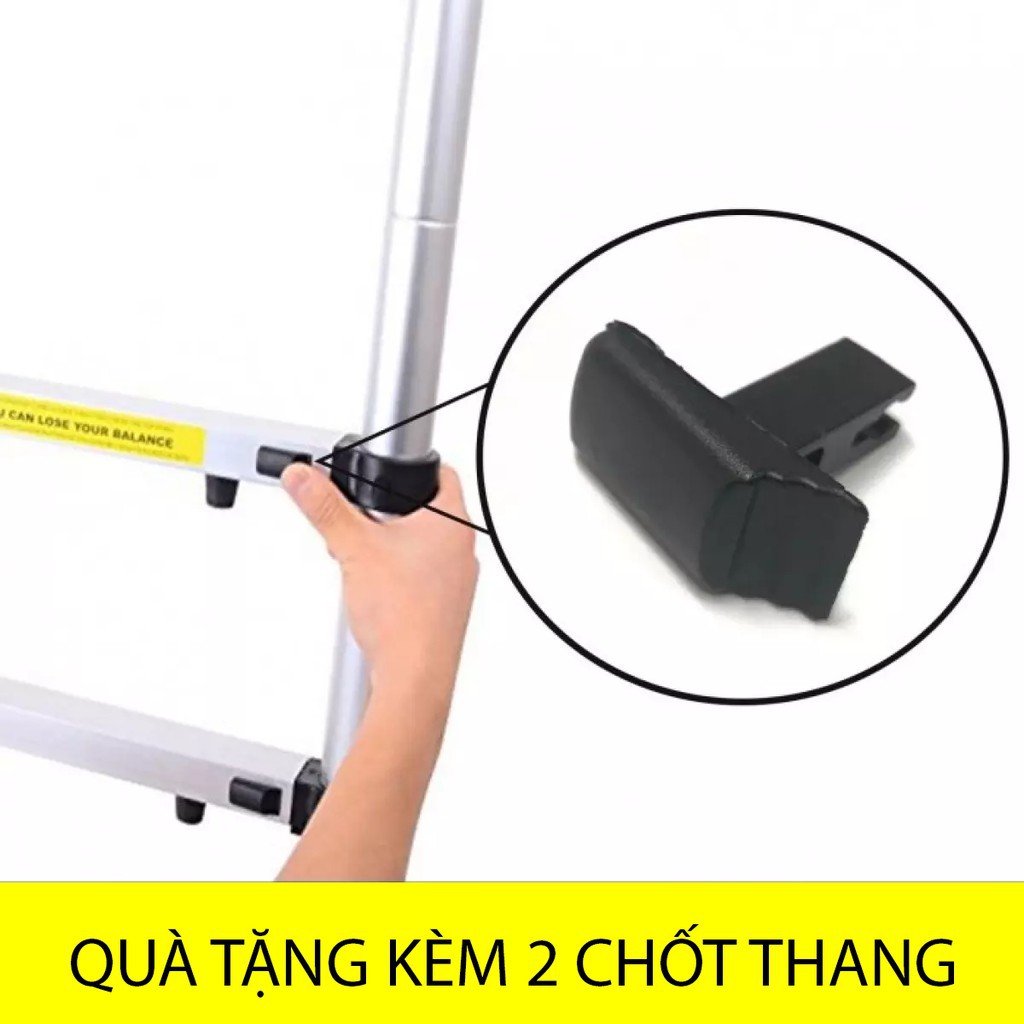 [SIÊU SALE] Thang nhôm MOMEN đơn rút gọn nhập khẩu chính hãng (3.2m, 3.8m, 4.4m, 5m) bảo hành 12 tháng