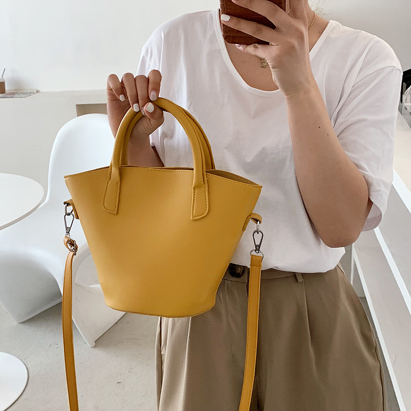 Túi Xách Nữ Cỡ Lớn Màu Trơn Thời Trang 2021