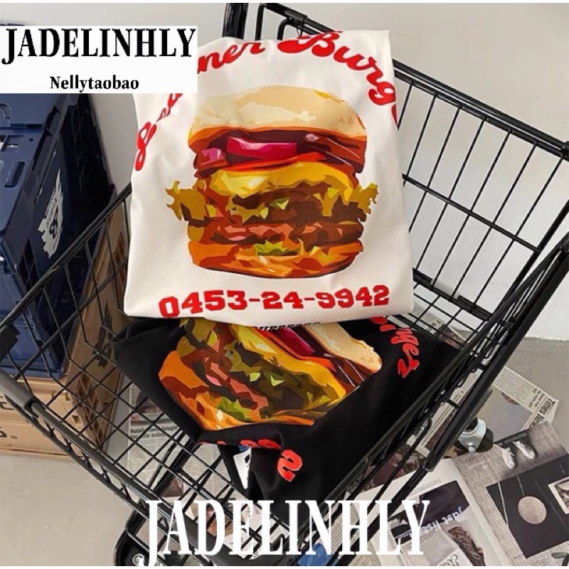 Áo phông nelly heybig sale (có sẵn) learner burger 19