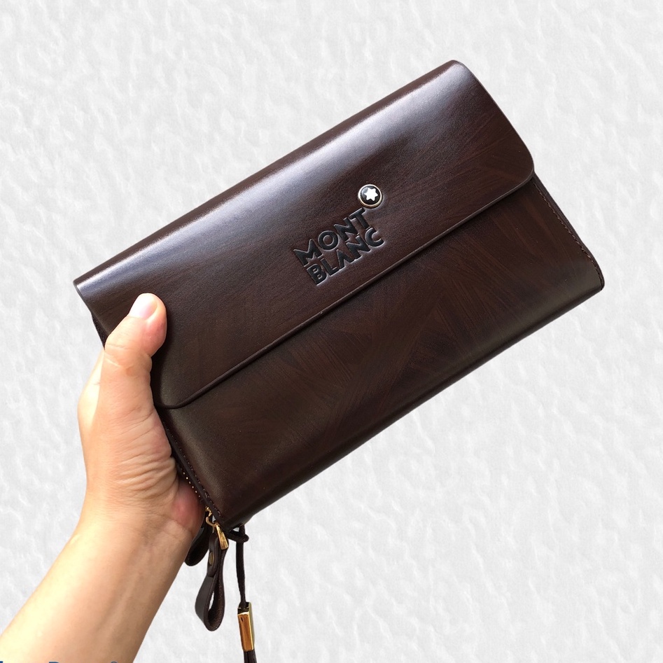 Ví nam hàng hiệu đẹp Ví cầm tay Nam da bò cao cấp mã V542