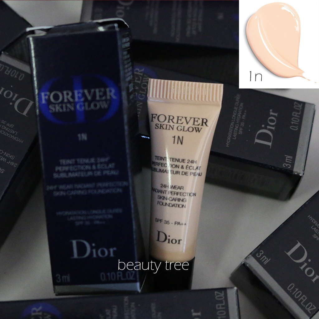 Kem Nền DIOR FOREVER SKIN GLOW foundation 3ml 1n