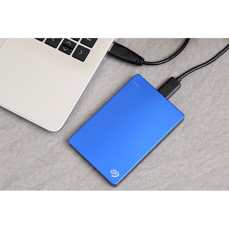 Ổ cứng di động chính hãng, Ổ cứng rời 1TB Seagate Backup Plus Slim  2.5 inch siêu mỏng, tặng bao chống sốc