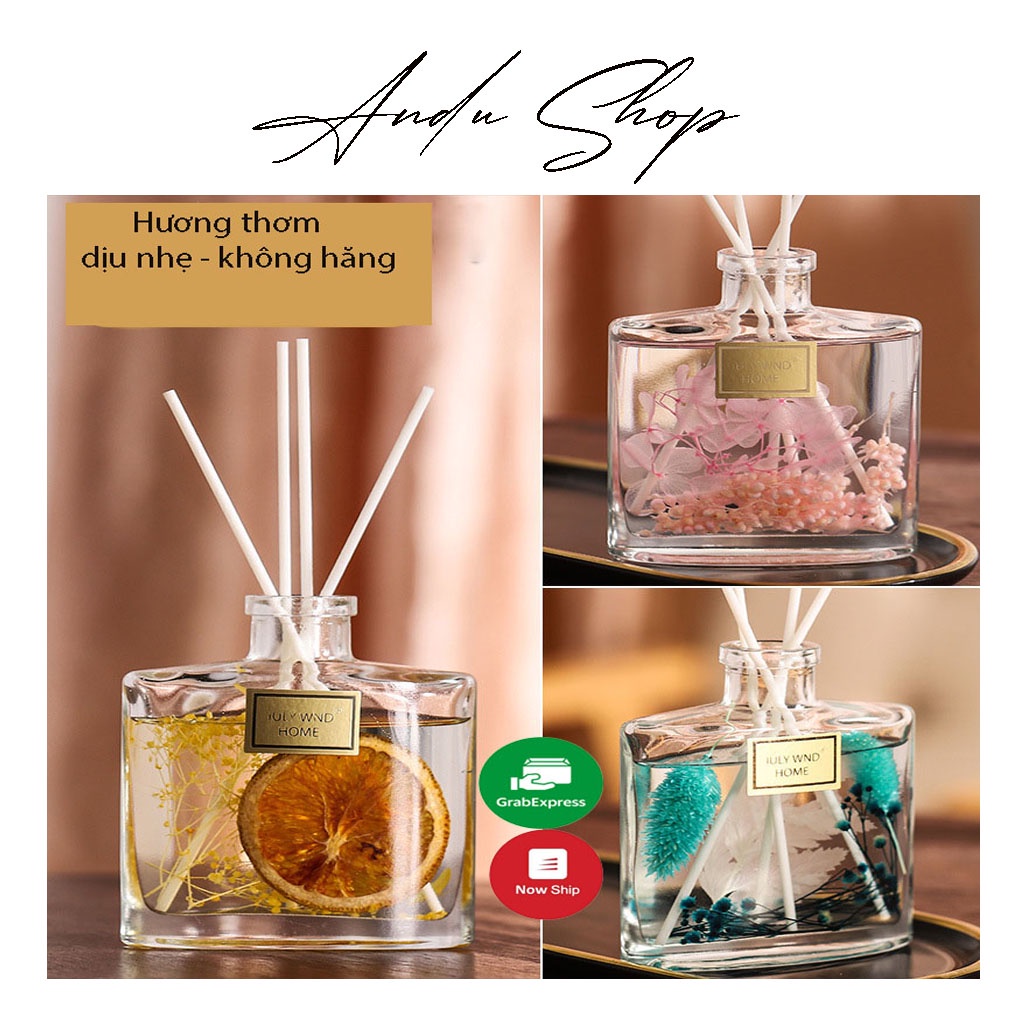 Tinh Dầu Thơm Phòng Thiên Nhiên Andu 120Ml Que Gỗ Tự Khuếch Tán Khử Mùi Không Khí