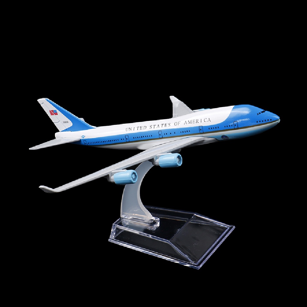 Mô Hình Máy Bay USA Air Force One 16CM Boeing 747 Chân Thật