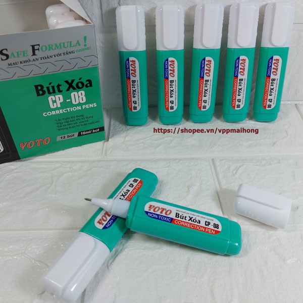 Bút xóa nước Yoto CP-08 dung tích cỡ lớn 16ml