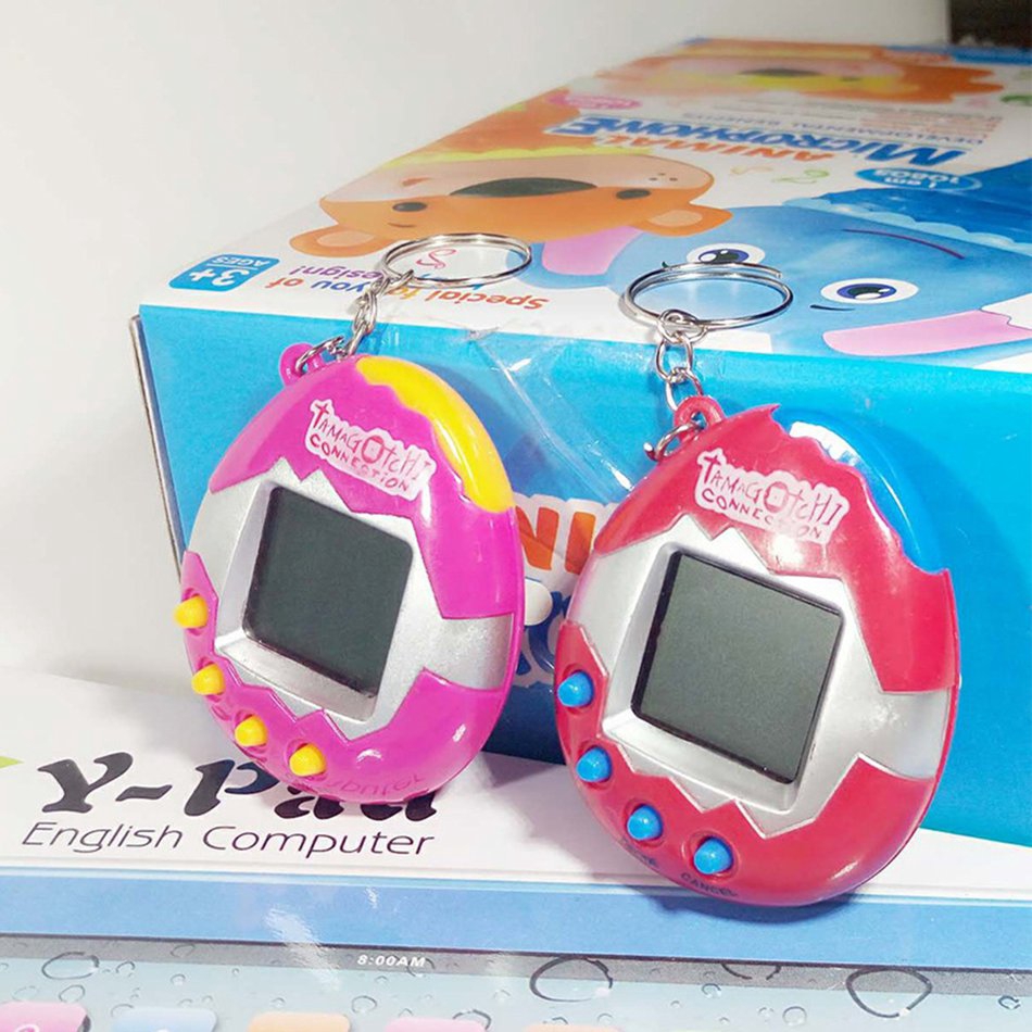 Máy Nuôi Thú Ảo Tamagotchi Màu Sắc Ngẫu Nhiên