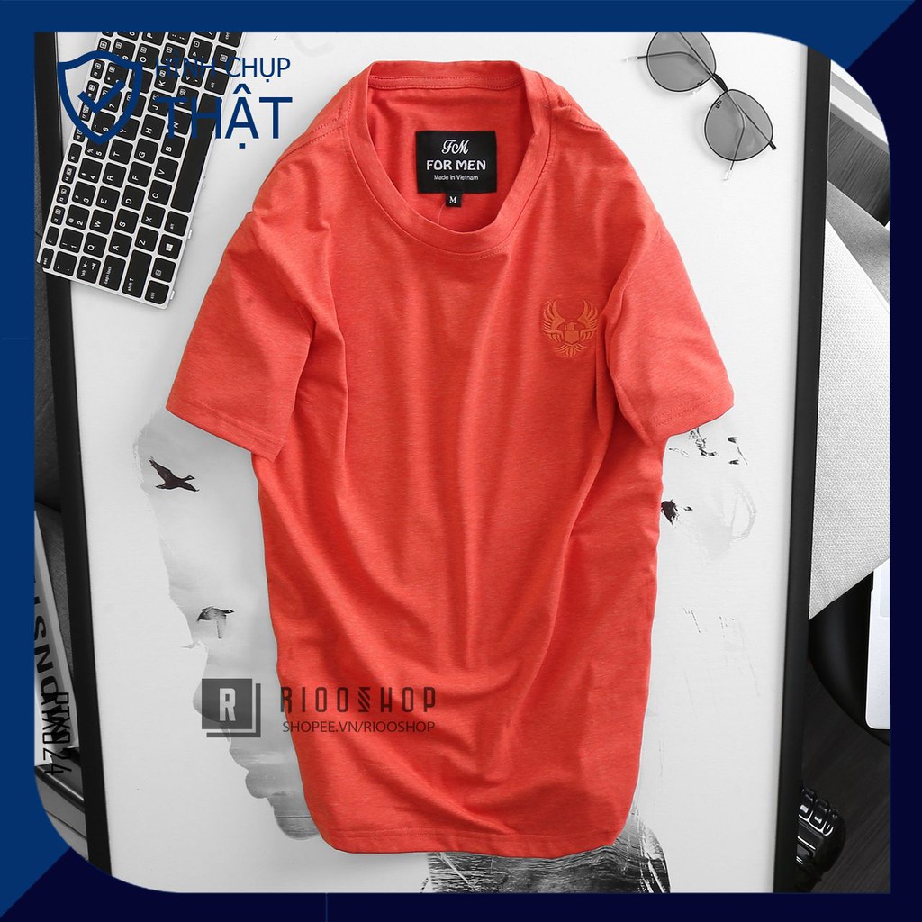 Áo thun nam ngắn tay trơn cao cấp chuẩn shop eagle RTX024av - áo phông nam cotton Riooshop | BigBuy360 - bigbuy360.vn