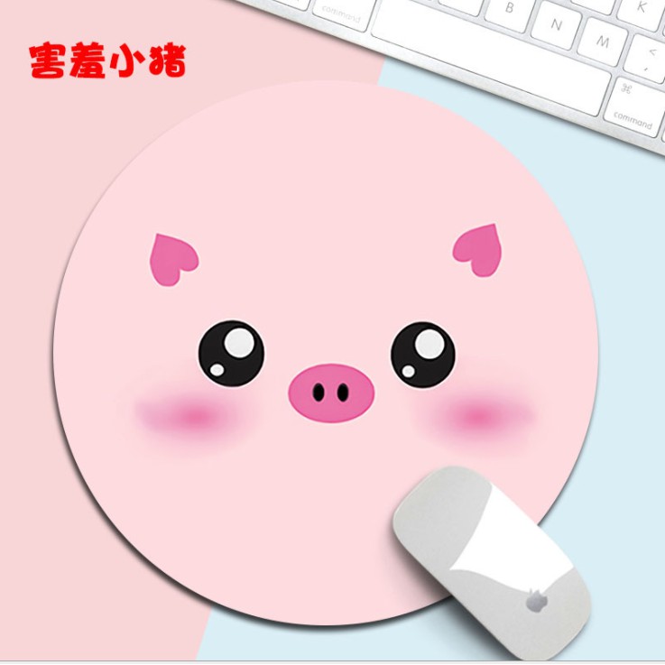 [FREE❤️SHIP] Miếng lót chuột, Bàn di chuột hình tròn 20 x 20cm  giá rẻ hình dễ thương cute