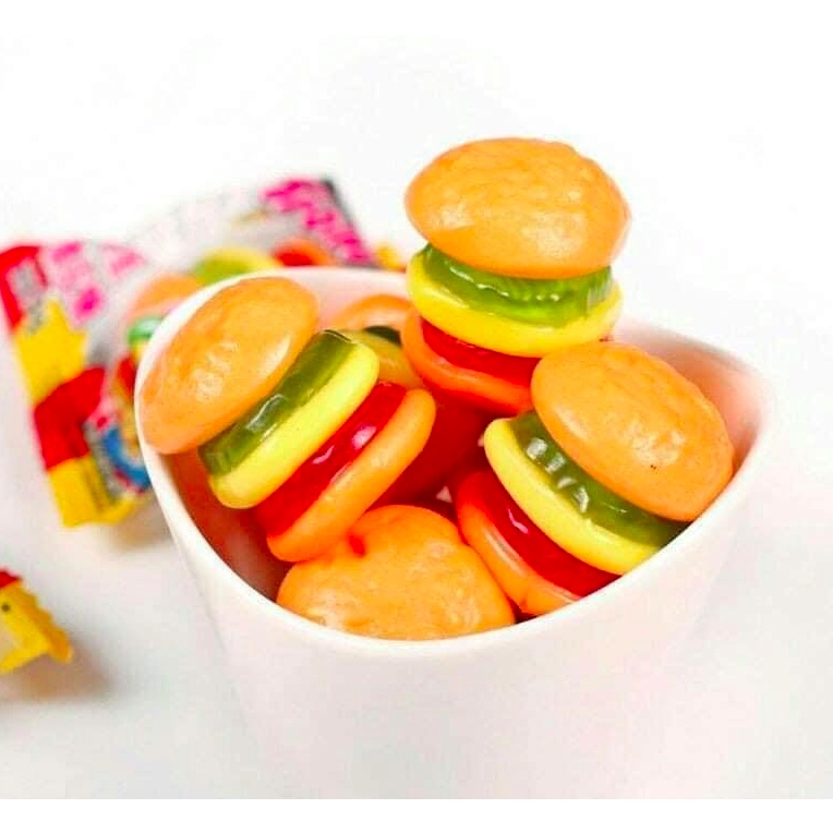 [GÓI 90G] Kẹo Dẻo TROLLI Party Burger Minis Gói 90g - Đức