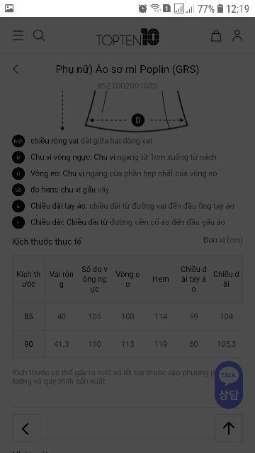 Đầm sơ mi T0p ten xuất Hàn