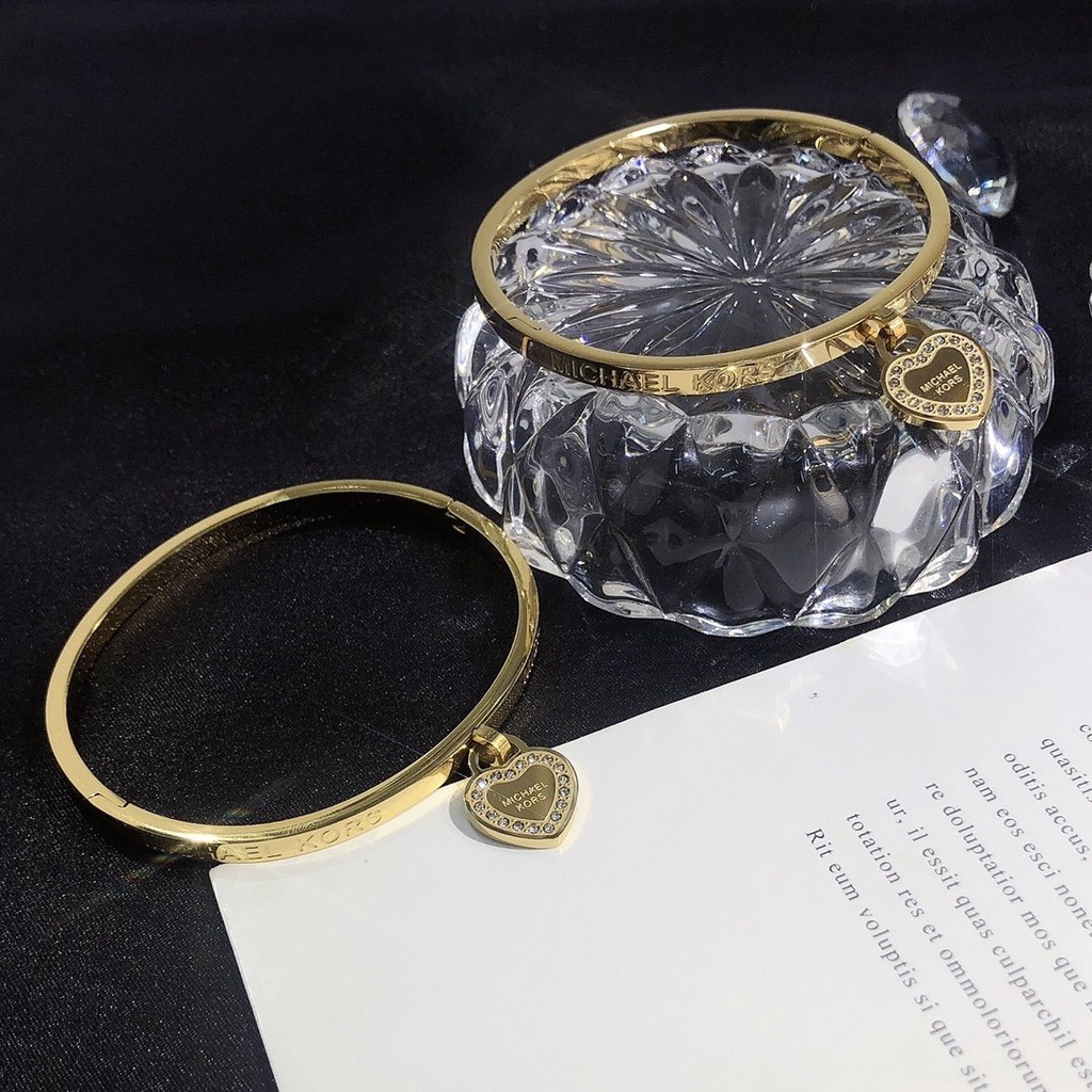 Vòng Tay Michael Kors Thép Titan Thời Trang Cho Nữ