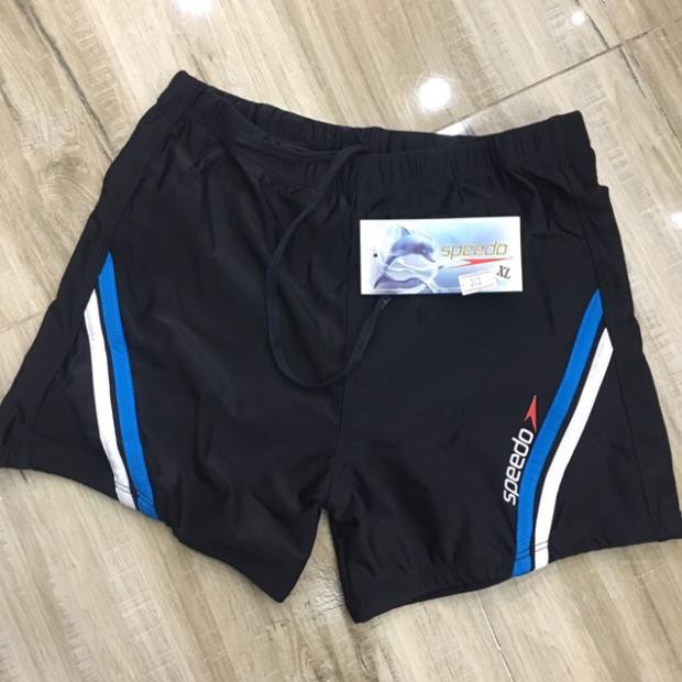 Quần Bơi Nam Speedo Đen Phối Xanh Đỏ Có Túi Nhỏ Đựng Chìa Khóa - Nhiều Màu ྇