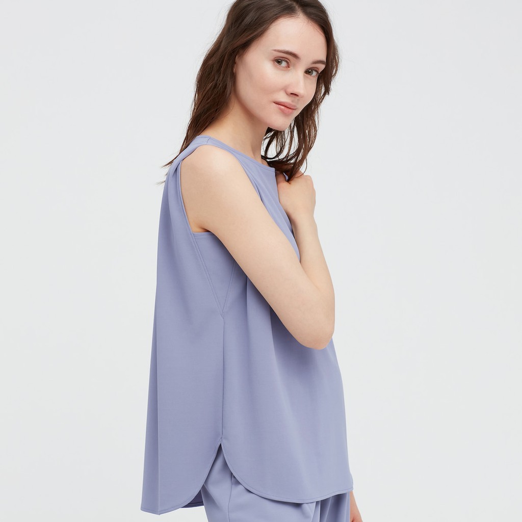 UNIQLOJAPAN_Áo sát nách Nữ vải Crepe Jersey ❤️