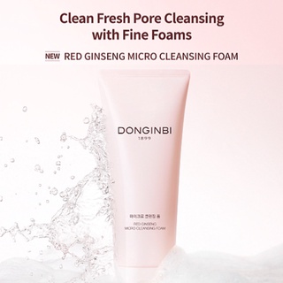 (Donginbi]) Red Ginseng Micro Cleansing Foam 150ml  (Free Gift :  Mini Cushion 8g #21 )