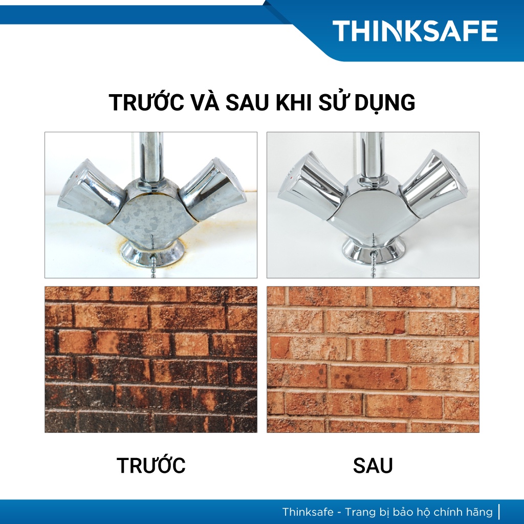 Chai tẩy rửa 3M Remover 946ml, tẩy rửa tường vách ngăn, thép không gỉ, gốm sứ - Thinksafe