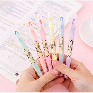 Bút dạ quang 2 đầu nhiều màu sắc