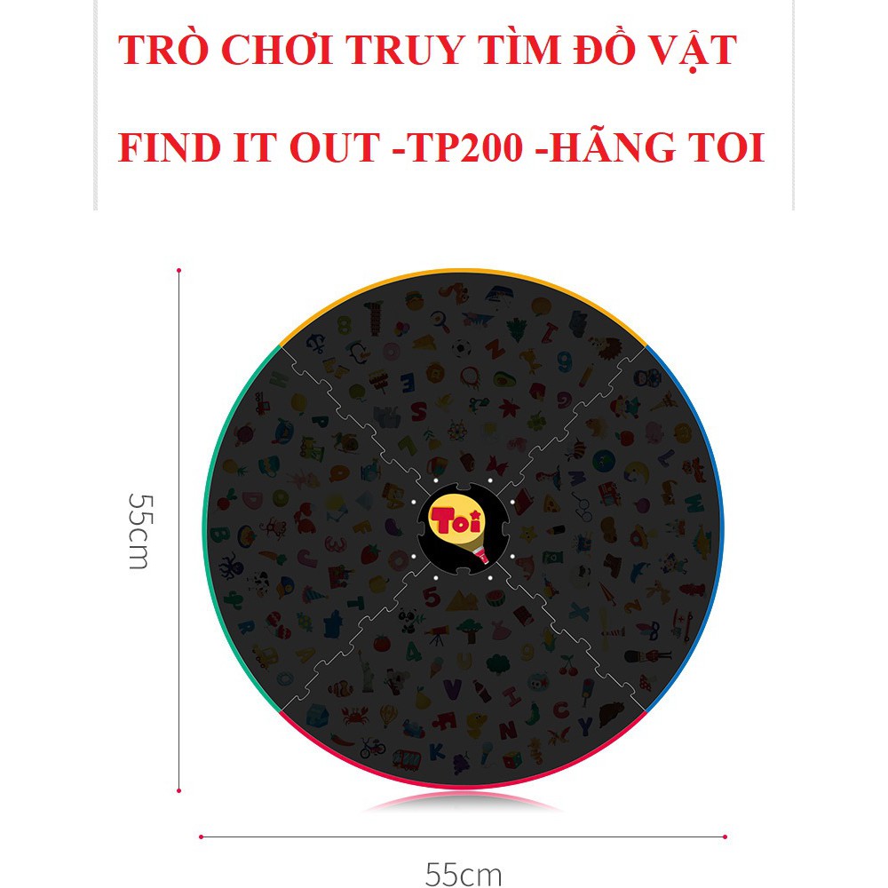 [Giá tốt - 2 chủ đề]Trò chơi Truy tìm đồ vật chính Hãng TOI Find it out - (Có Ảnh Thật)