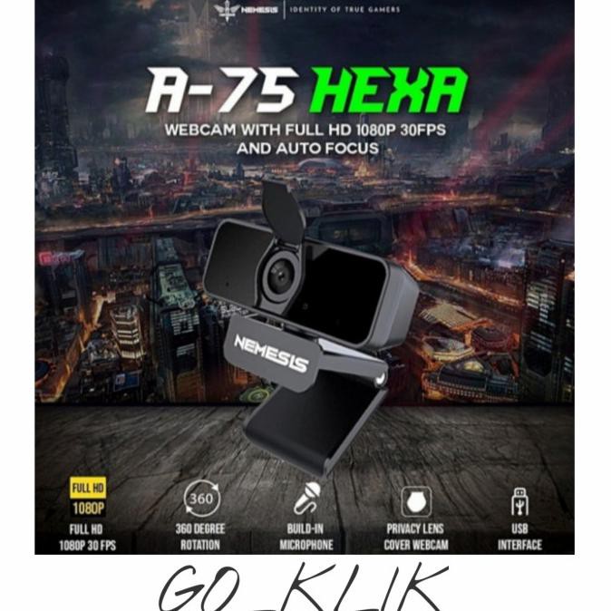 Webcam A75 Hexa 1080p Cho Máy Tính