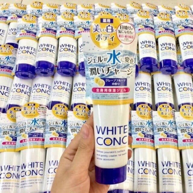 Sữa dưỡng thể trắng da ban đêm White Conc Watery Cream 90gr Hàng xách tay [Có bill Nhật]