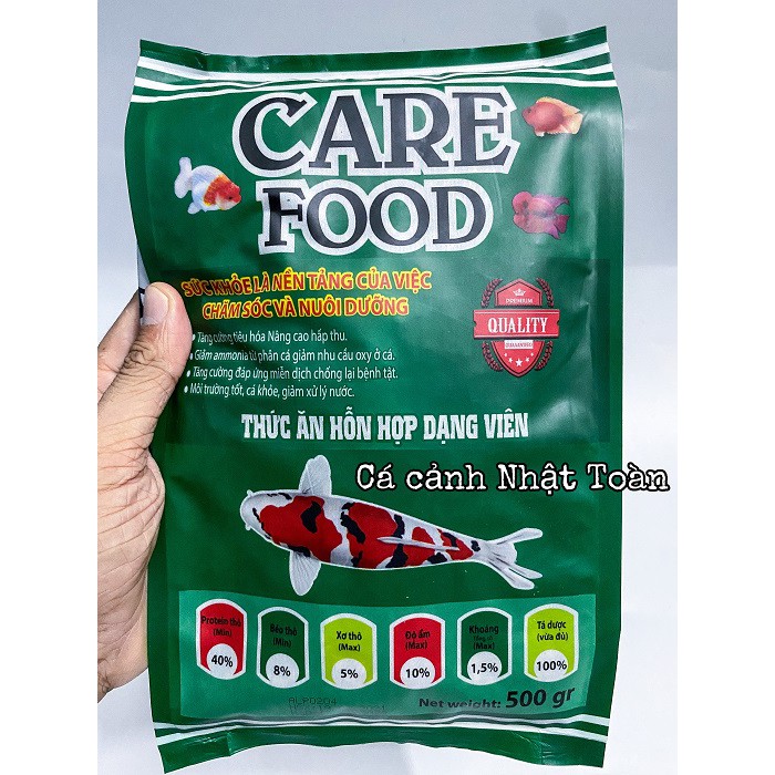 THỨC ĂN CÁ CARE FOOD TĂNG TRƯỞNG 500G