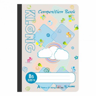 Sổ may dán gáy kute B5 - 320 trang;