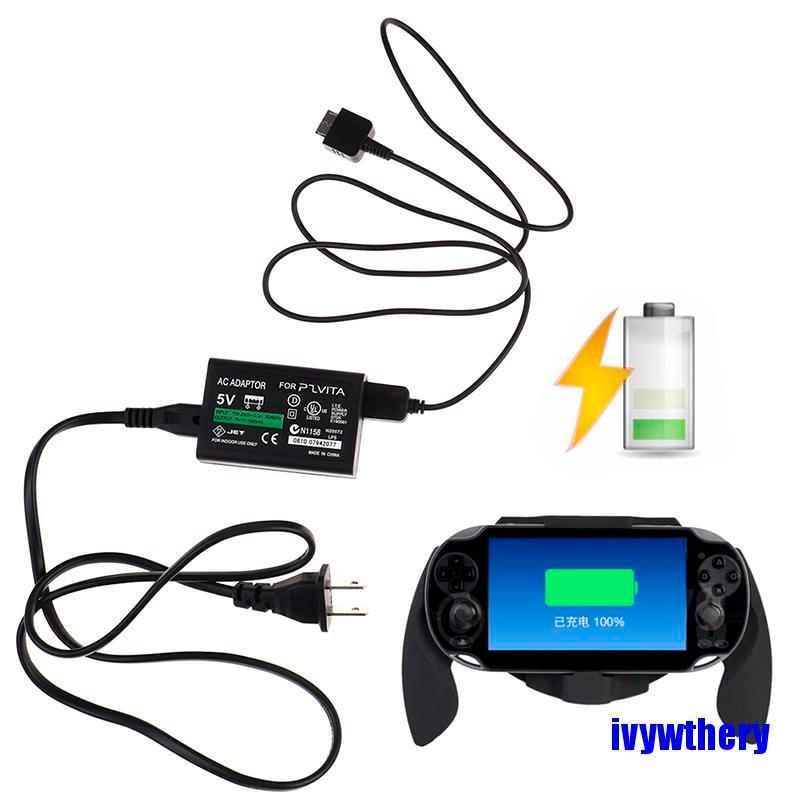 Bộ Sạc / Chuyển Đổi 1 Cái Ps Vita Psv Ac + Cáp Dữ Liệu Usb