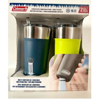 Set 2 ly giữ lạnh coleman 600ml