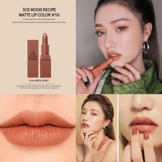Son lì 3CE Mood recipe Matte lip color