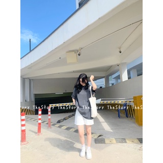 Áo thun nữ oversize trơn [STORY] A2388 (ảnh thật)