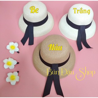 Mũ Cói Cho Bé (2 - 6 tuổi)