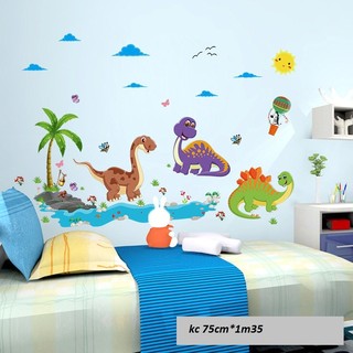 Decal dán tường khủng long