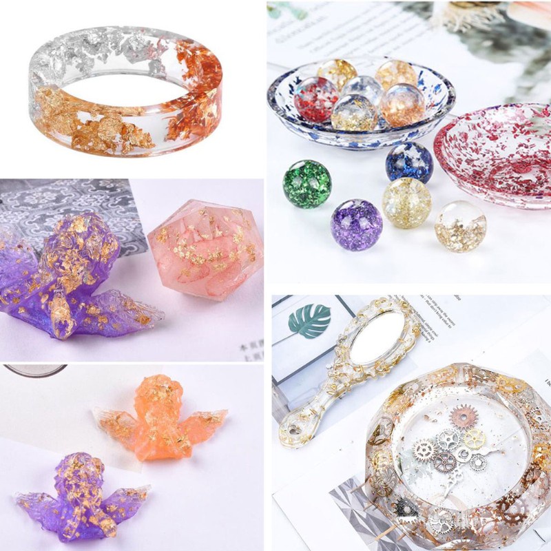 Túi 10g Lá Kim Tuyến Vàng / Bạc Trang Trí Móng Tay Nghệ Thuật