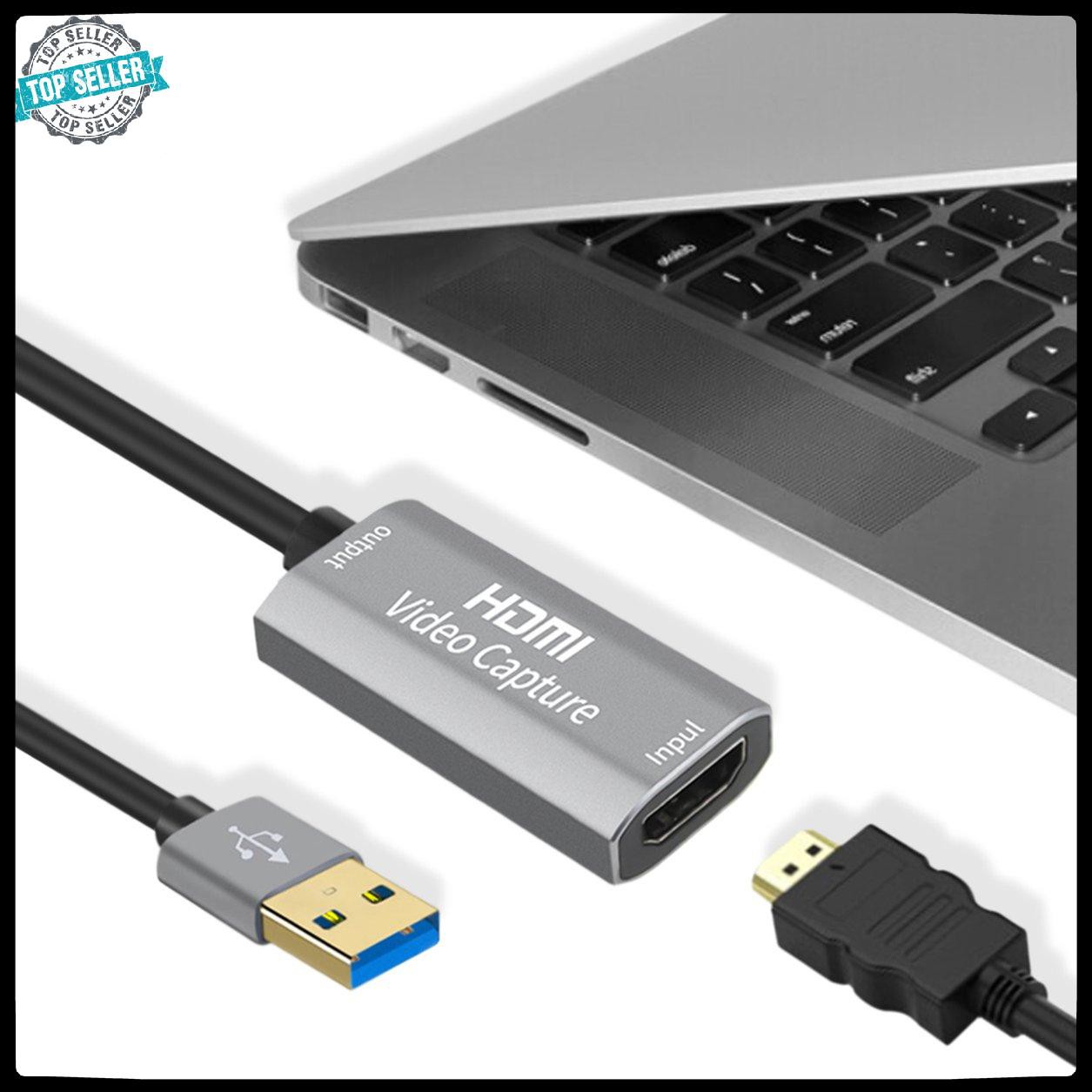 [hàng mới về] USB 3.0 Video Capture Card 1080P 60fps 4K HDMI Video Grabber Box for Macbook