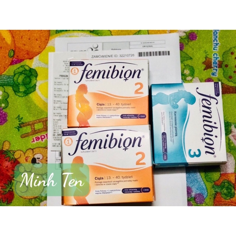 Vitamin bầu số 1 châu Âu Femibion 2 56 viên+56 viên