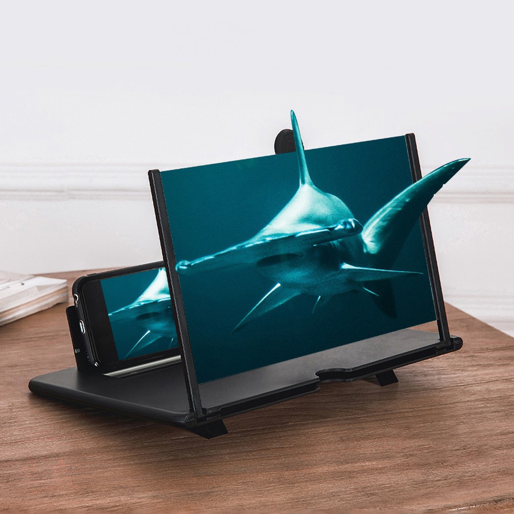 Giá Đỡ Phóng Đại Màn Hình 10 / 12inch Hd 3d Có Thể Gấp Gọn Tiện Dụng