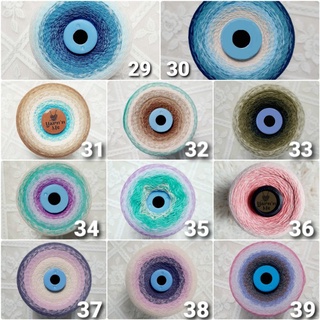 (1) Sợi cotton Cầu Vồng nhập Thái se ombre