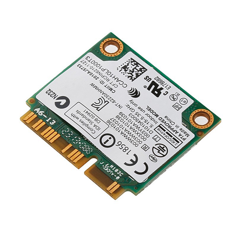 Thẻ PCI-E Intel 6230 62230ANHMW 300 mini không dây băng tần kép WiFi BT