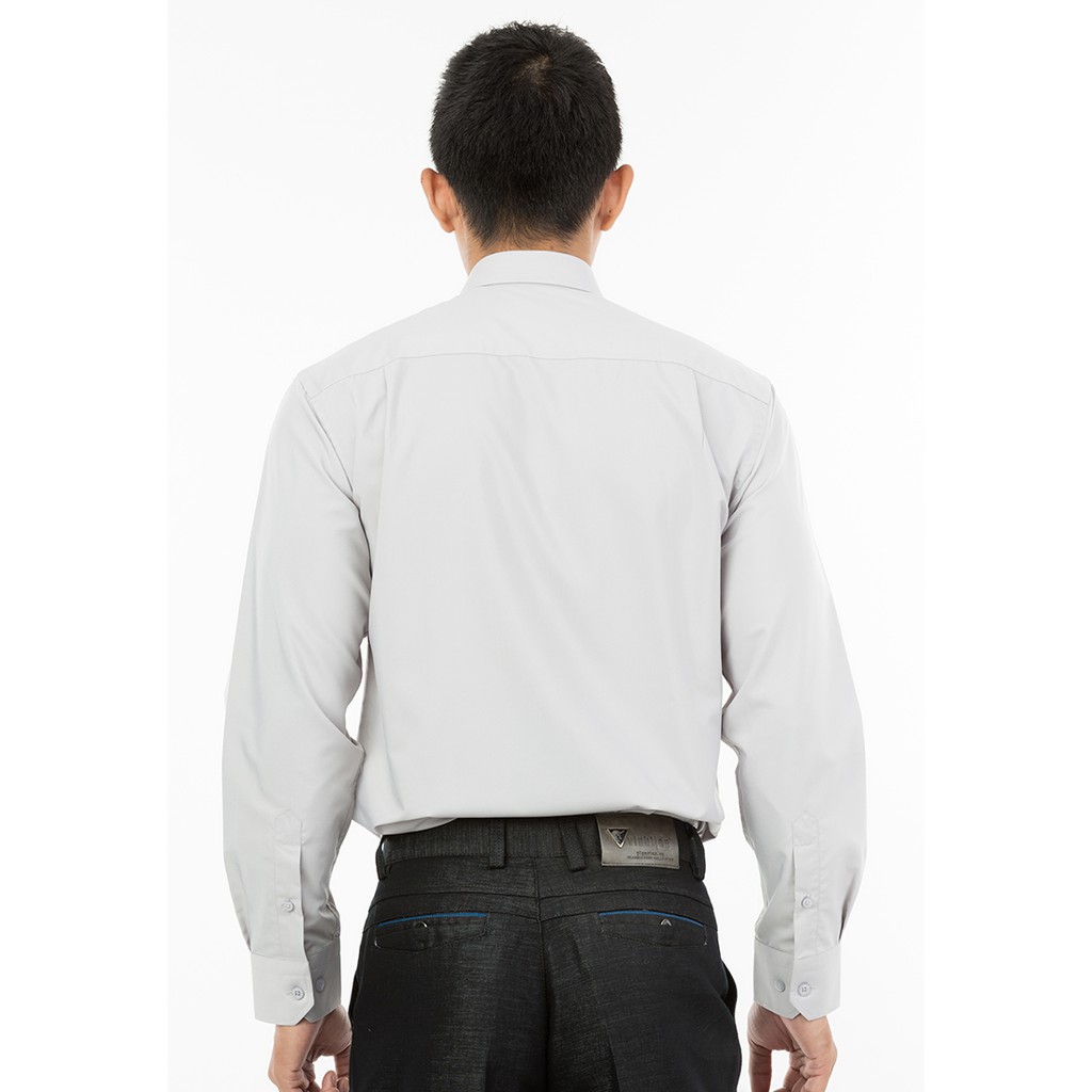 Áo Sơ Mi Dài Tay Màu Modal Regular Fit 369 Vĩnh Tiến - LM5-G803 - Xám