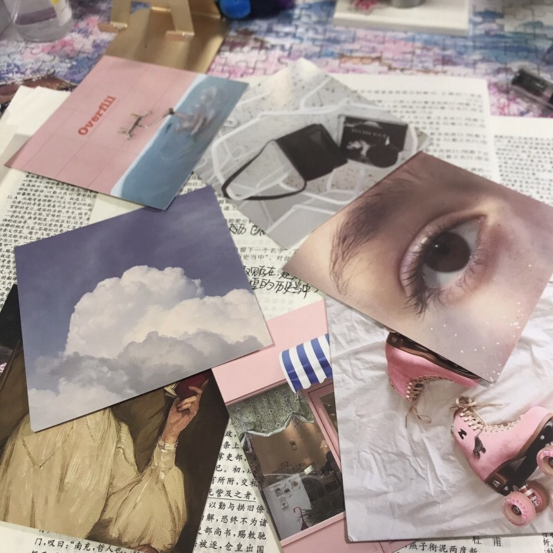 Set 9 Tấm Thiệp Trang Trí Tường Phong Cách Vintage | BigBuy360 - bigbuy360.vn