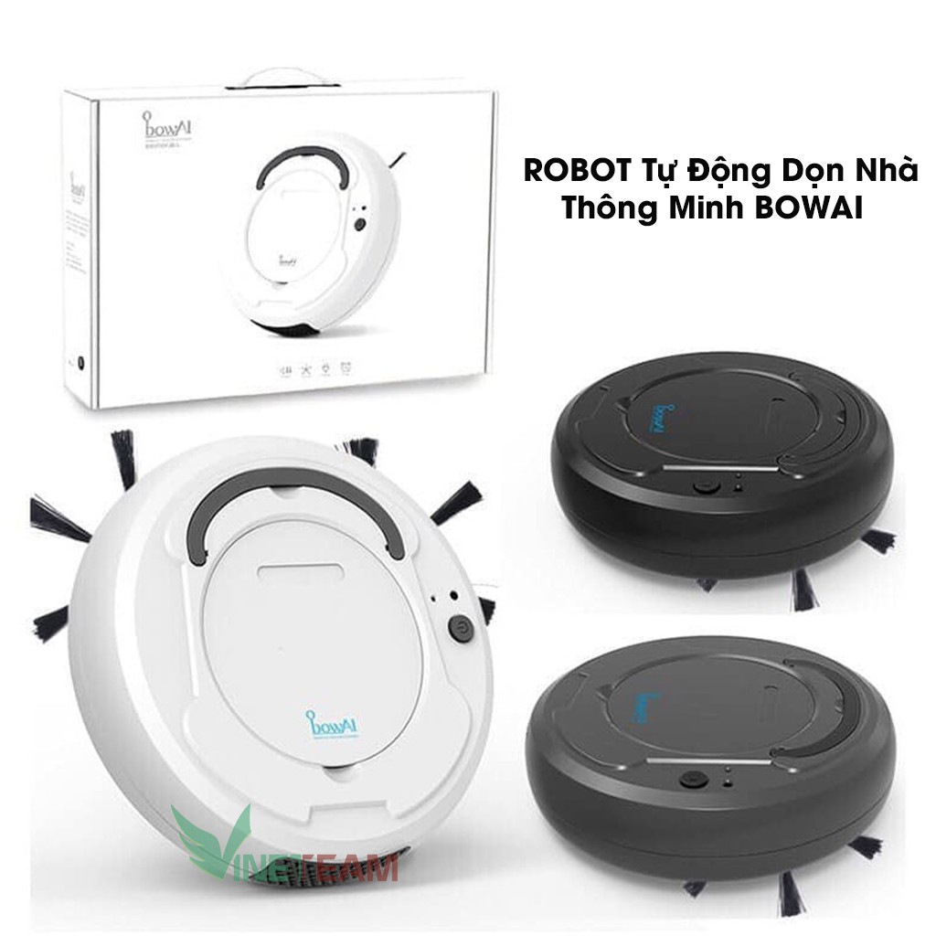 Robot Hút Bụi Lau Nhà Thông Minh BOWAI✔Tự động tránh vật cản✔Máy vận hành mạnh không gây ồn✔Bảo hành 1 đổi 1 -dc4198