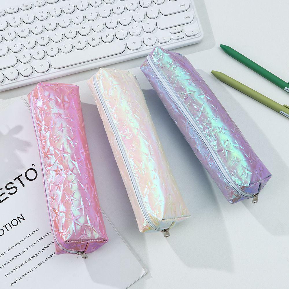 CHOOKEY Túi Đựng Bút Đa Năng Chống Thấm Nước Họa Tiết Ngôi Sao 3D