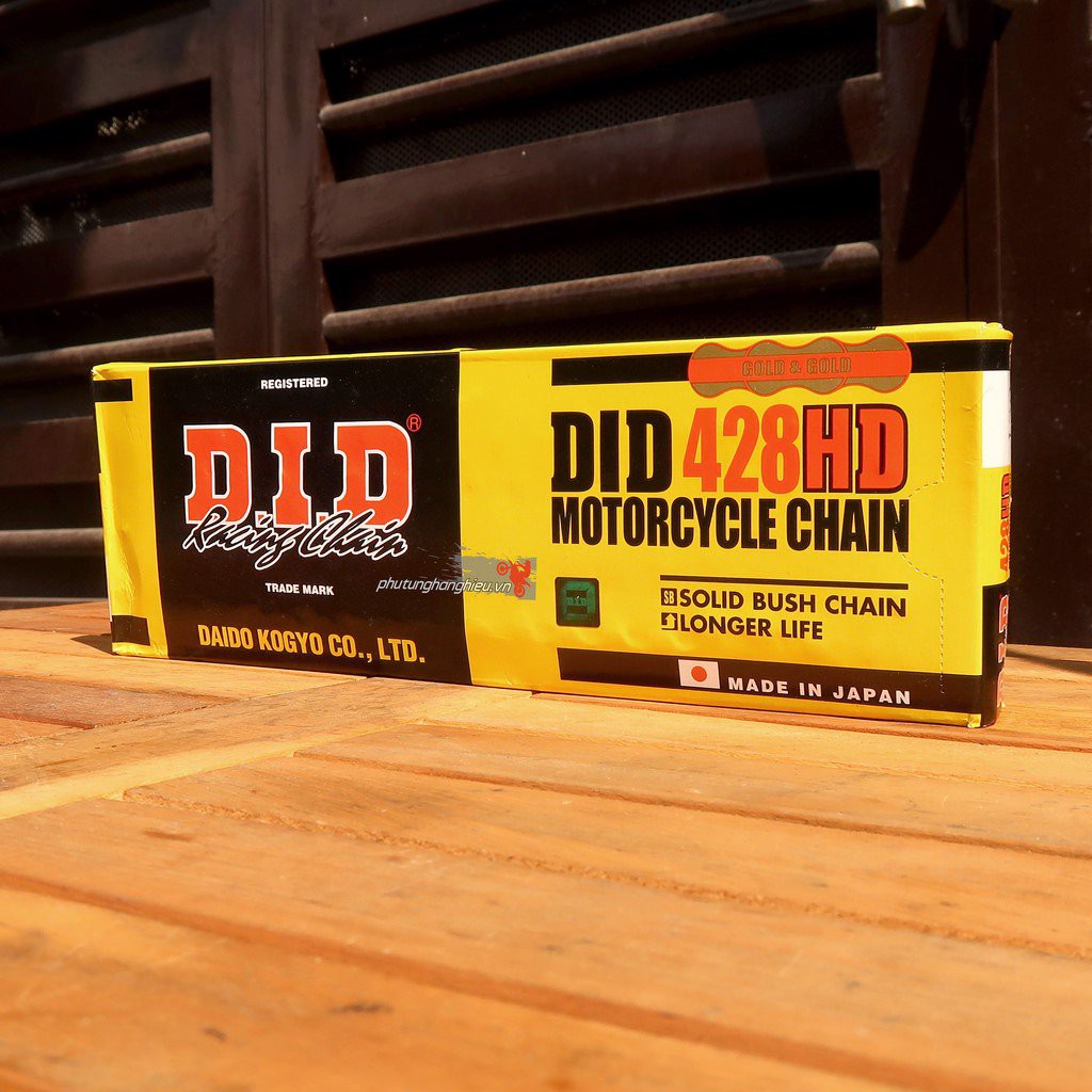 Sên vàng DID 428D 130L (9ly, 130 mắt) caoduc