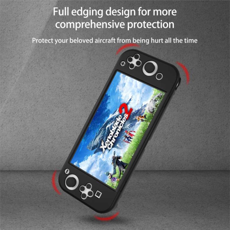 Vỏ Silicon Bảo Vệ Chống Bụi Màu Trắng Đen Cho Tay Cầm Chơi Game Switch OLED